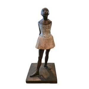 ALVA Ballerina Girl S. Eylanbekov Bronze Like Sculpture 17"